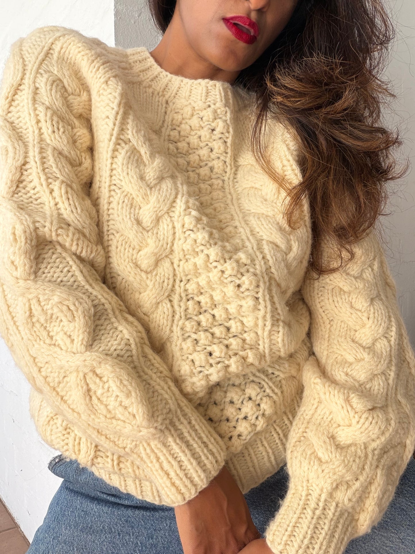 Polo Ralph Lauren Cable Knit Jumper - Ivory