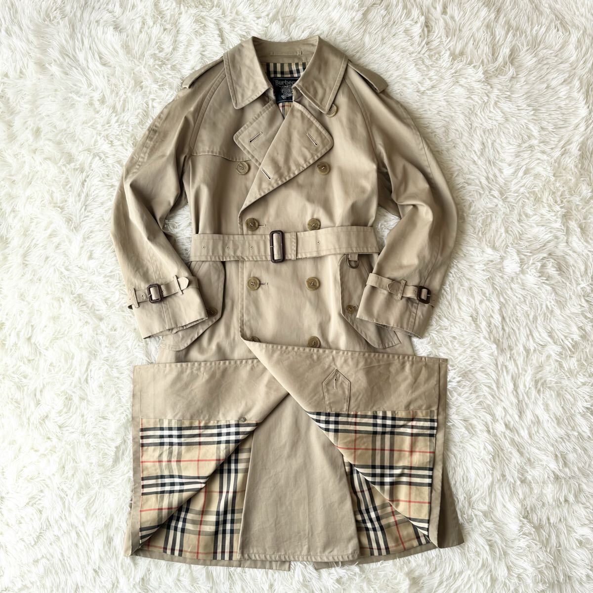 Burberry Double Breasted Trench Coat