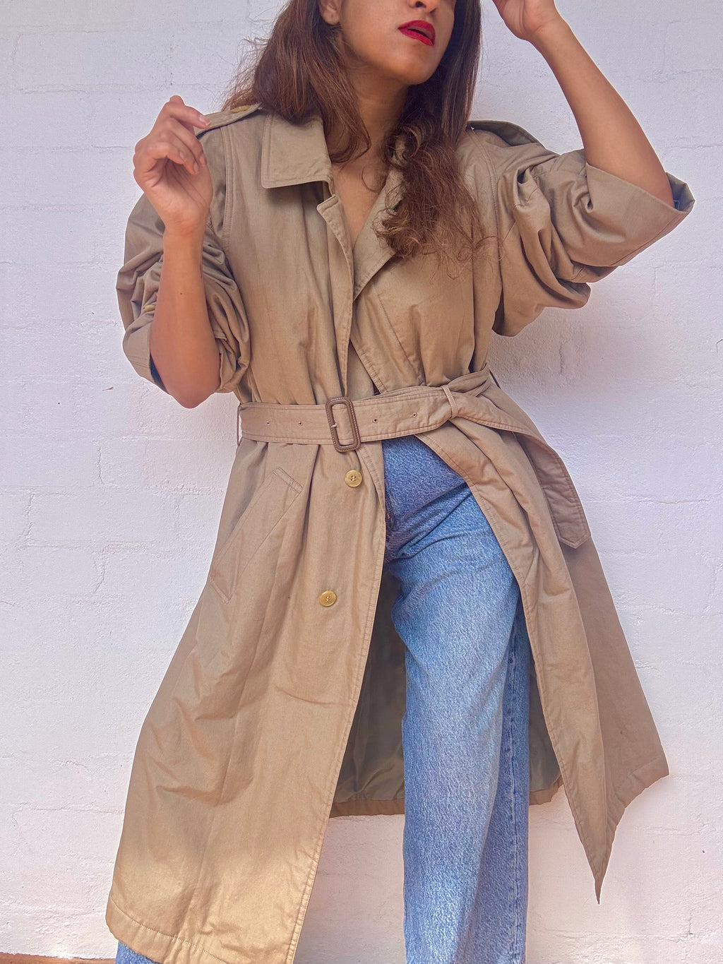 Christian Dior Khaki Trench Coat