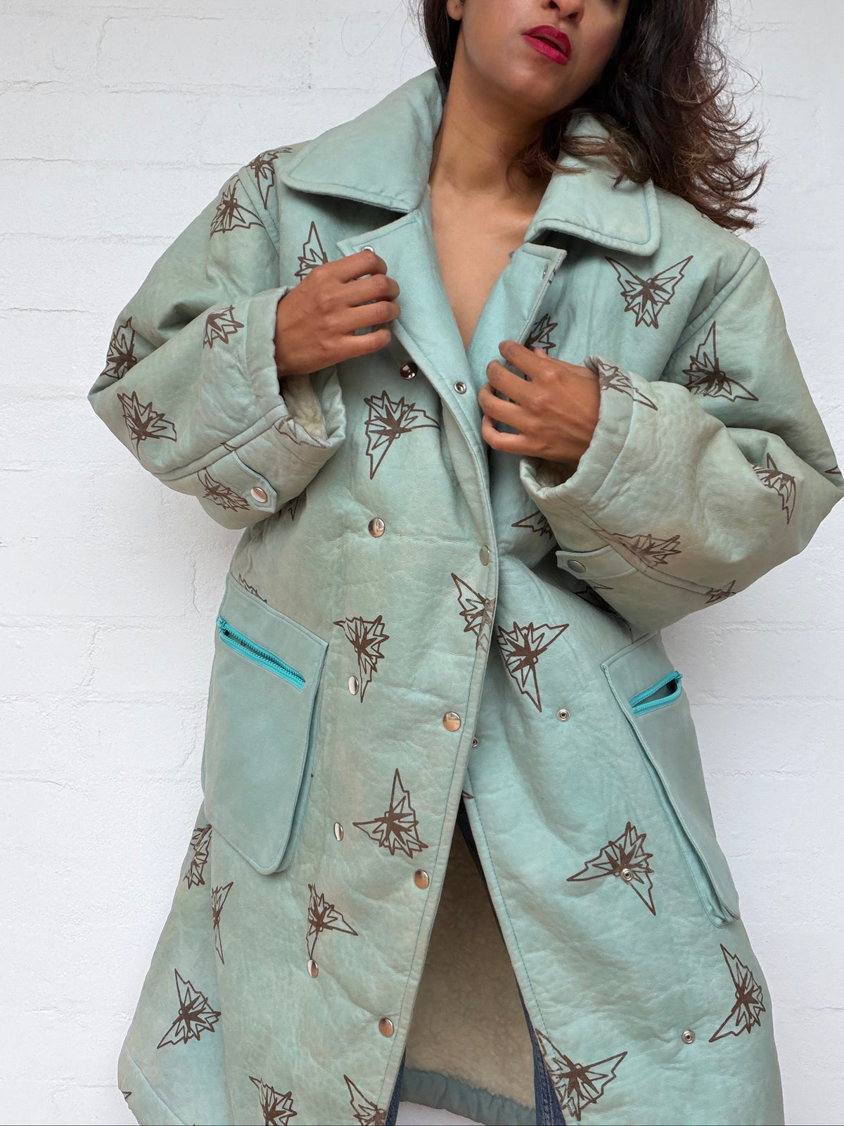Vintage Christian Dior Shearling Coat