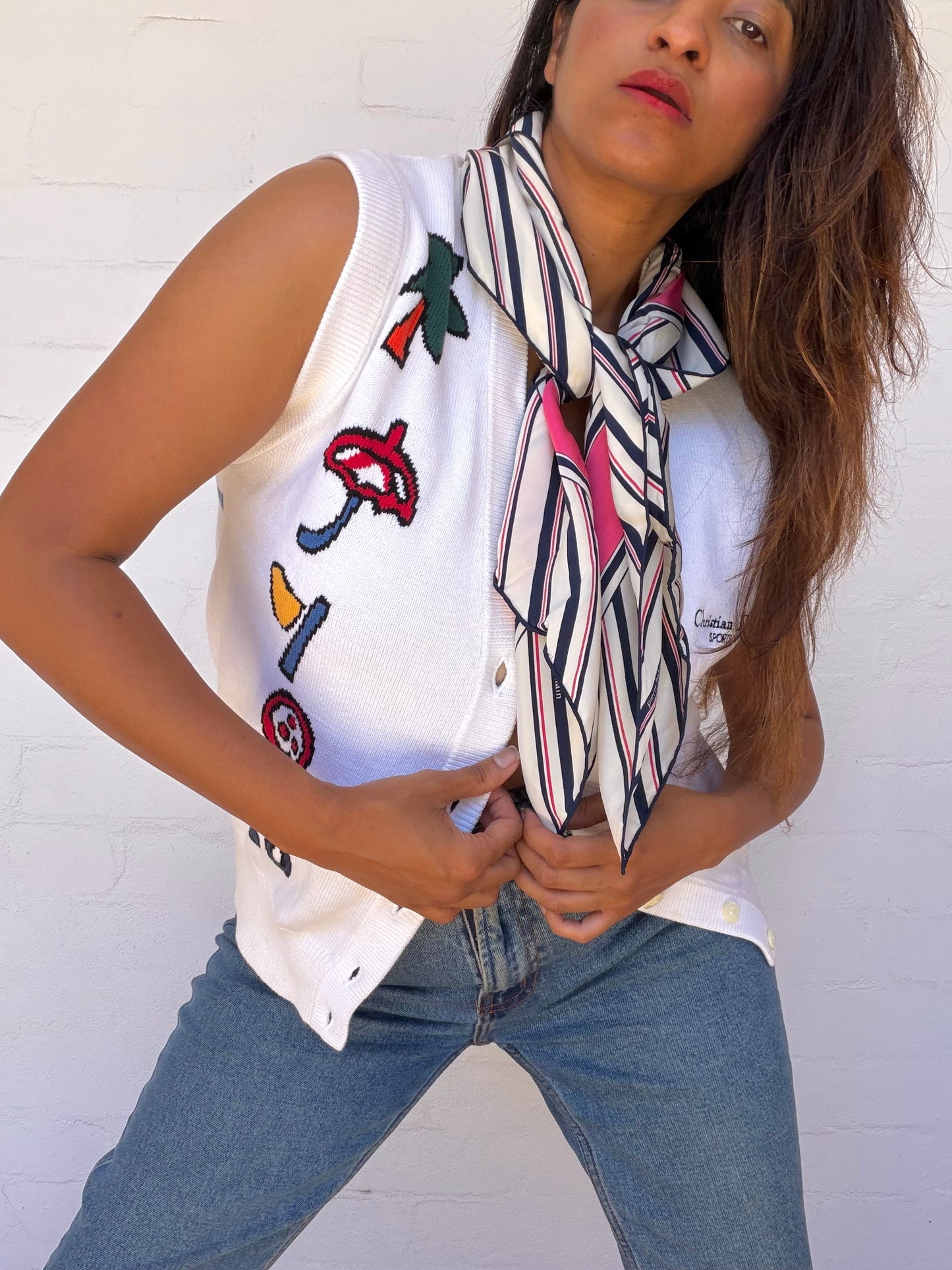 Rare Vintage Dior Embroidered Vest