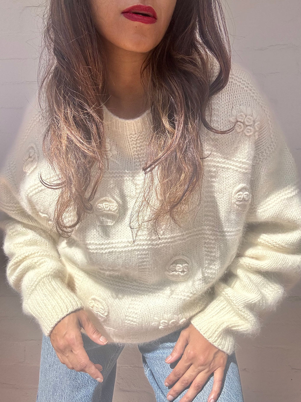 Vintage Angora Wool Jumper