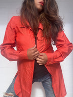Vintage Fendi Silk Shirt - Orange