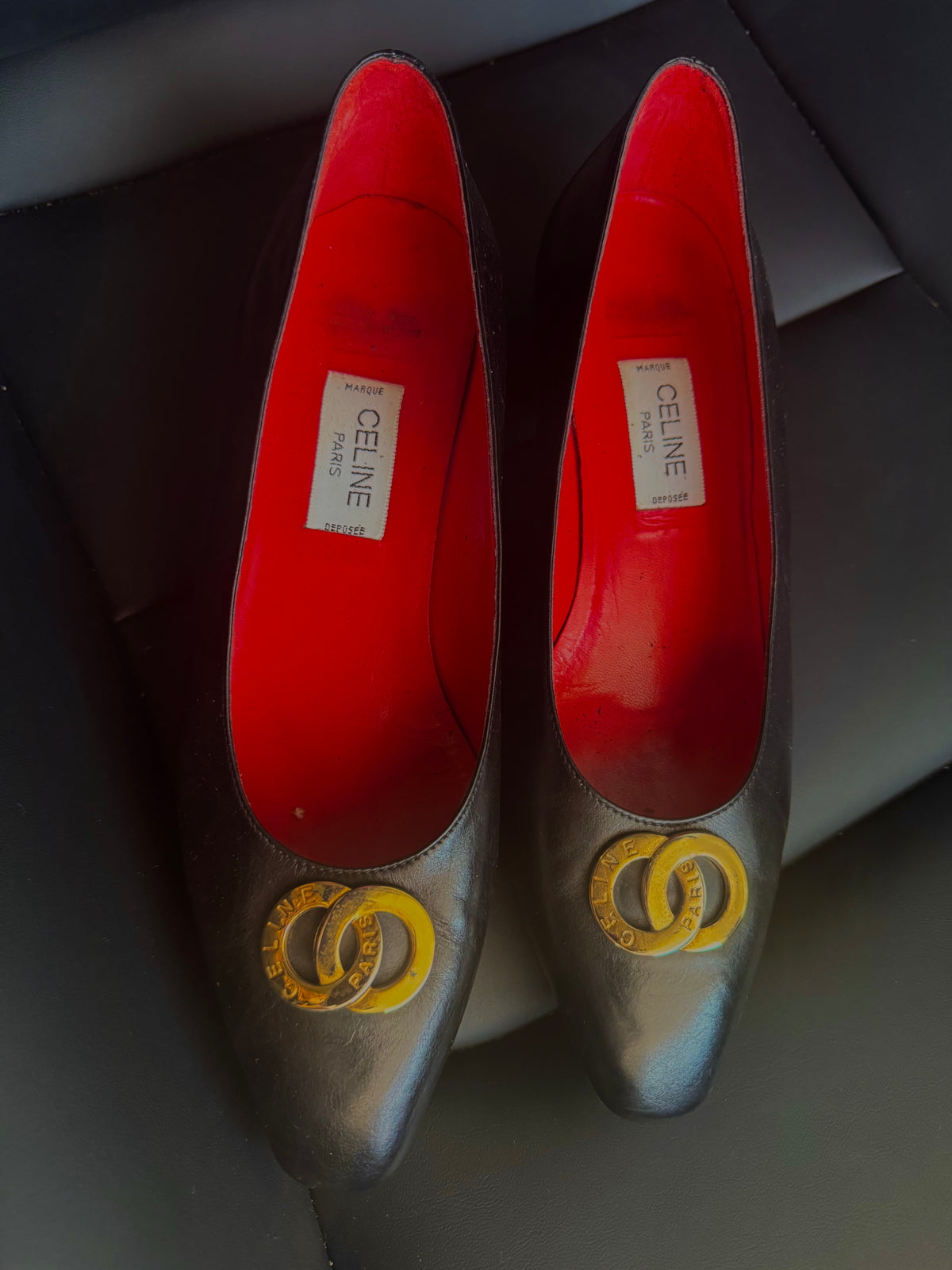 Vintage CELINE T40 Pumps