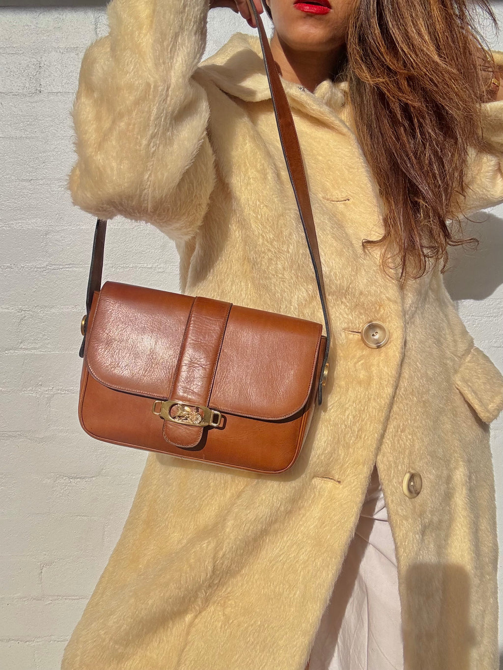Vintage Celine Horse Carriage Bag - Brown