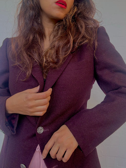 80's Vintage Dior Wool Blazer