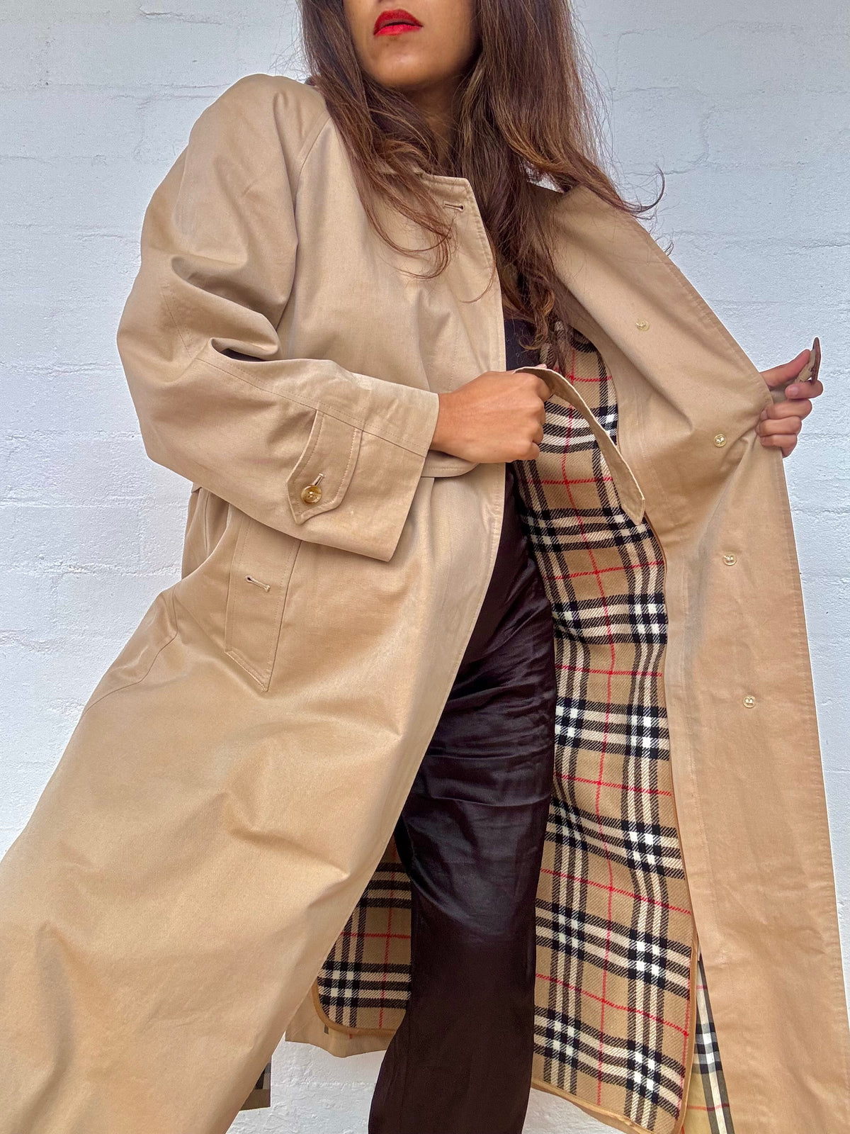 Burberry Balmacaan Trench Coat With Detachable Wool Lining - Beige