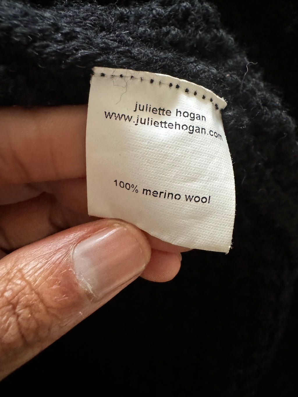 Juliette Hogan Merino Cable Knit Jumper
