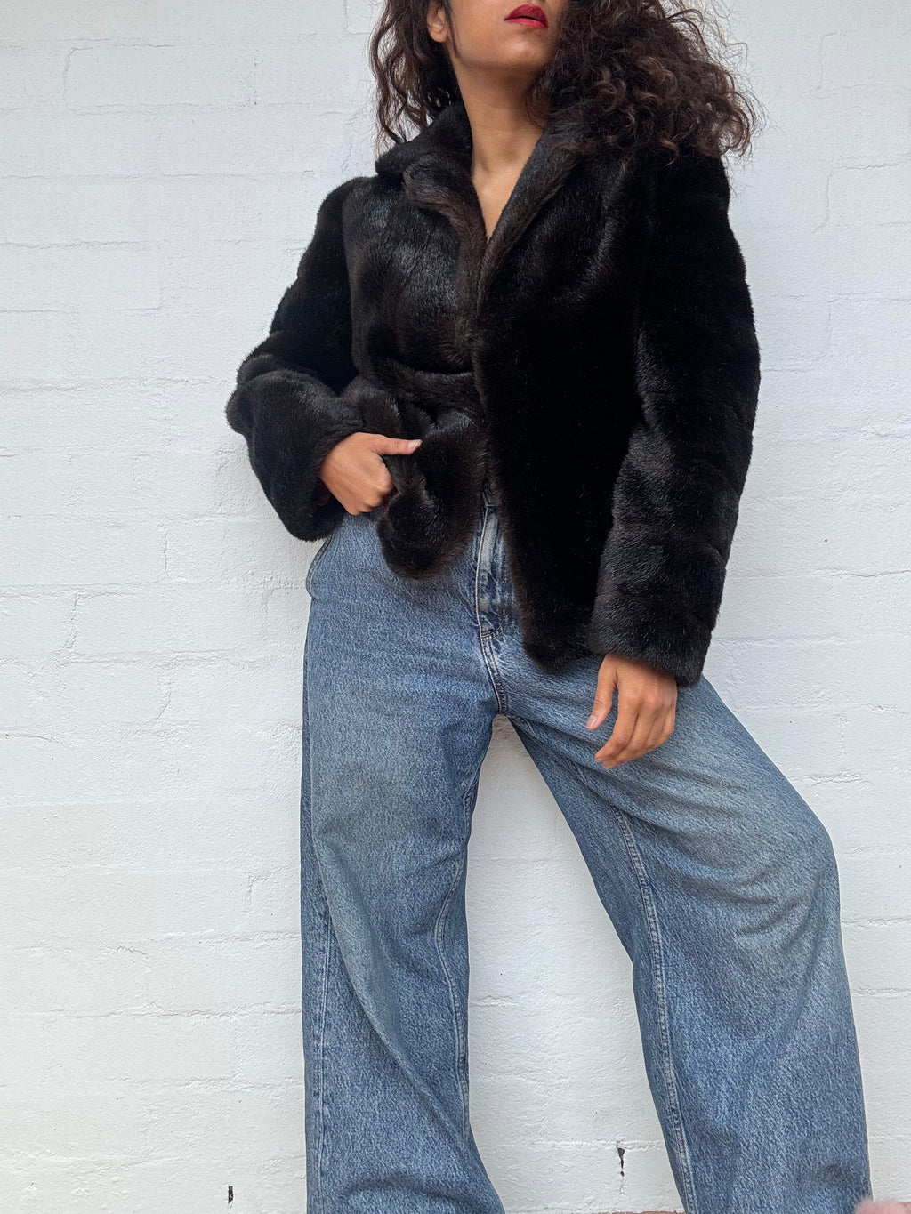 Vintage Faux Fur Jacket