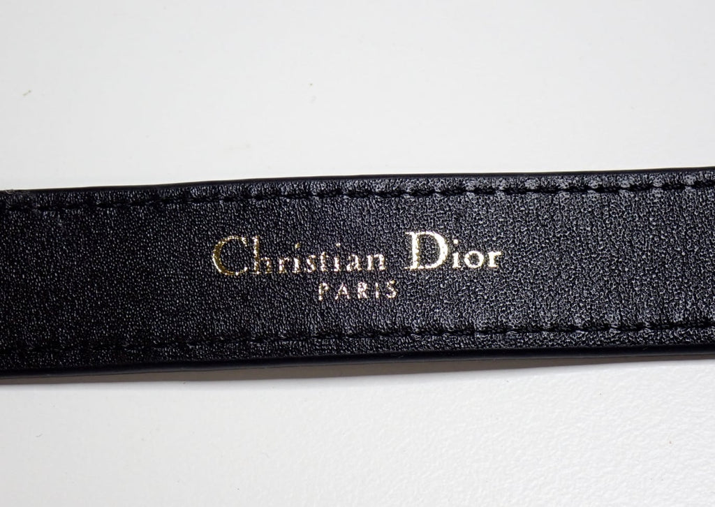 Rare Vintage Christian Dior Leather Belt