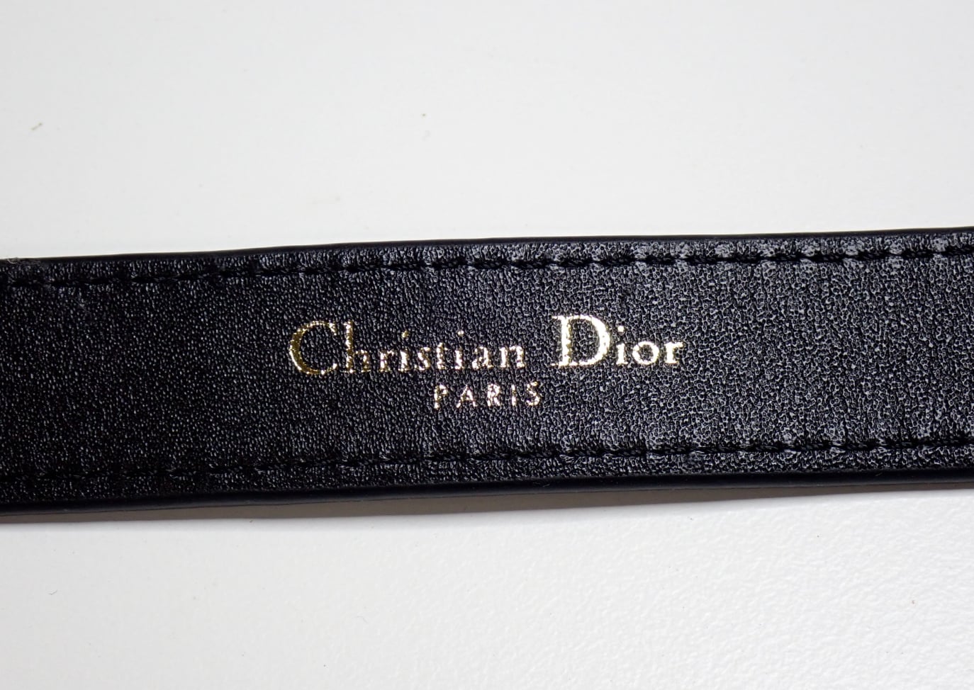 Rare Vintage Christian Dior Leather Belt