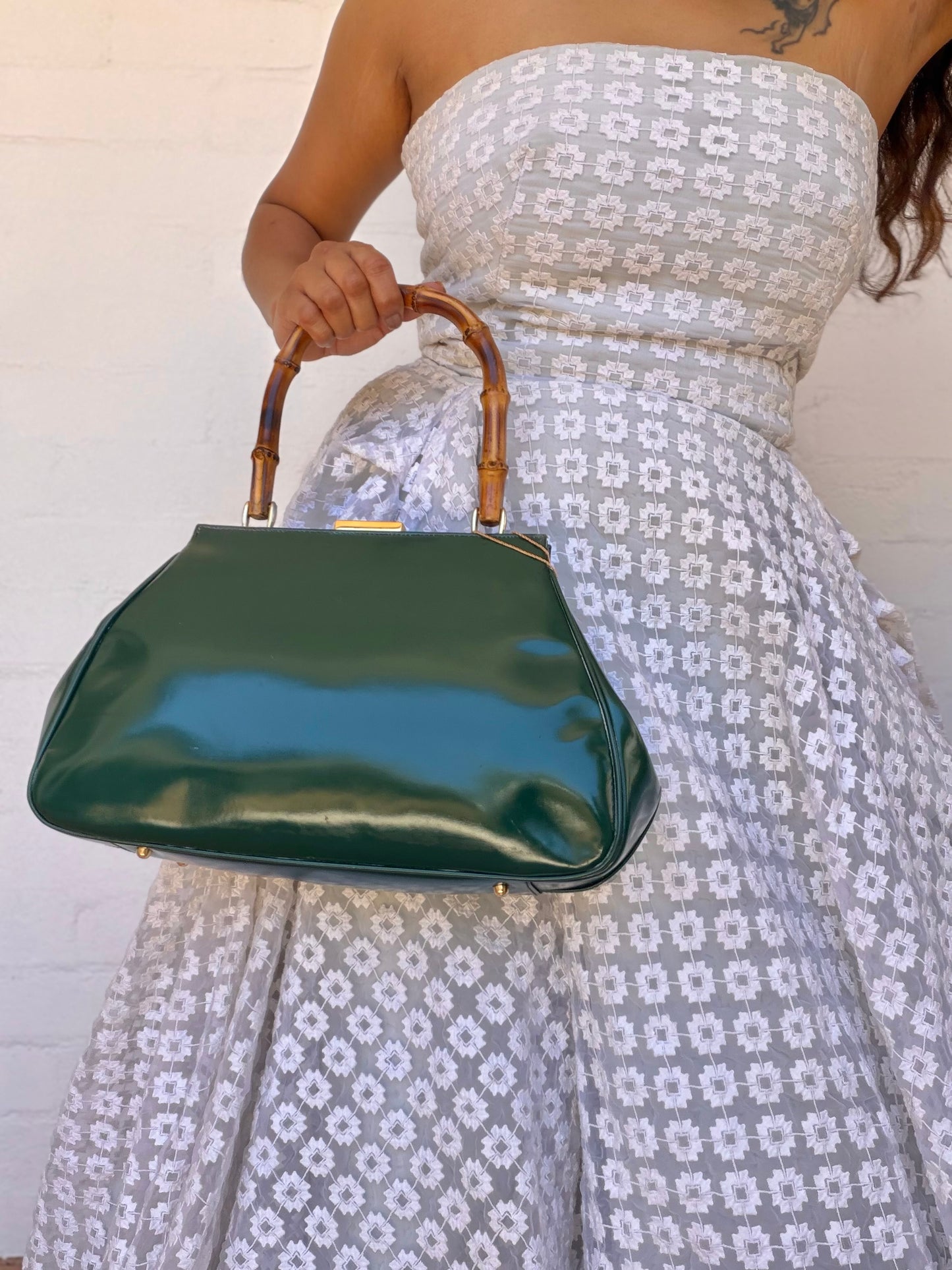 Gucci Tom Ford Bamboo Hand Bag