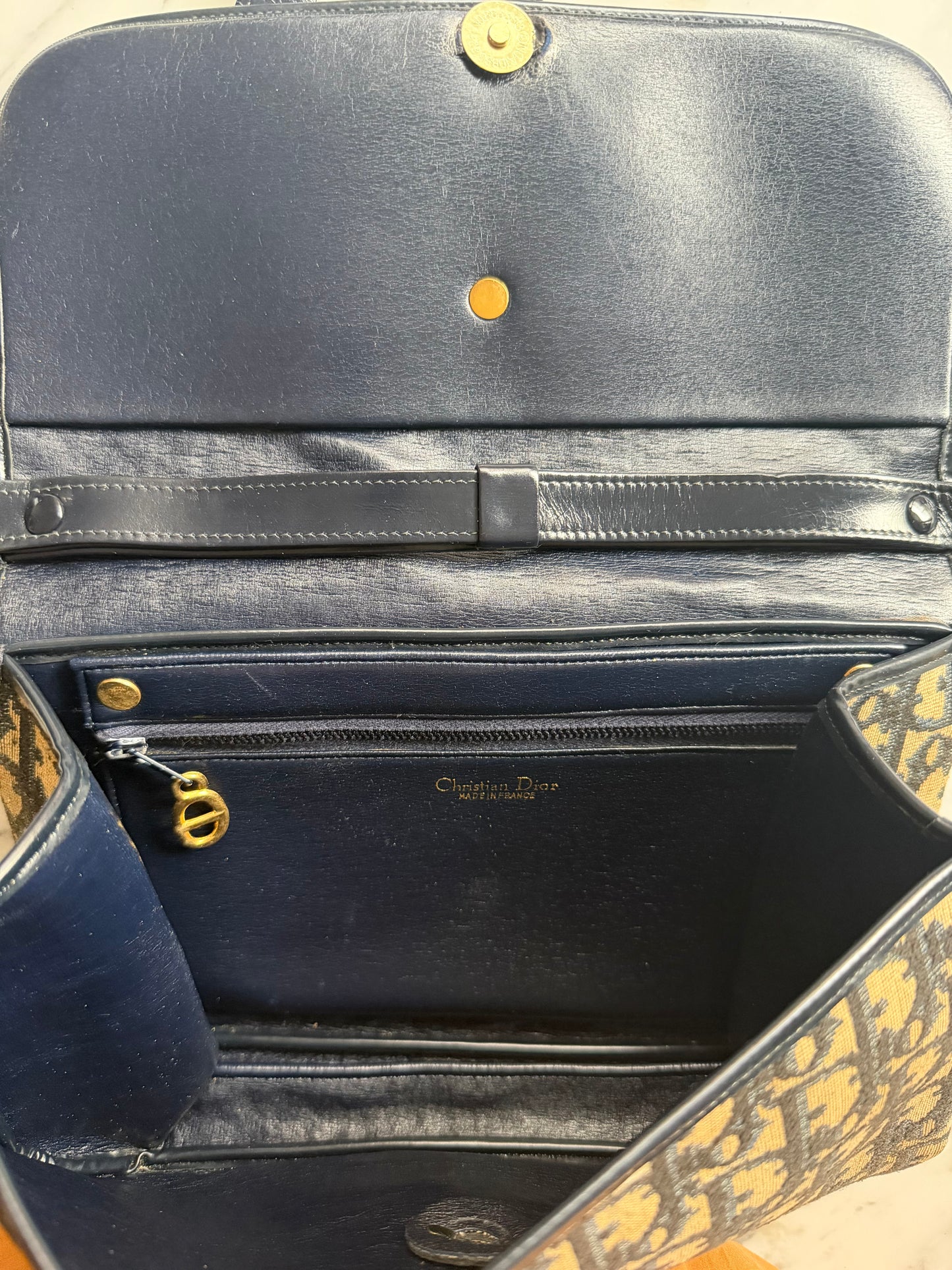 Rare Vintage Christian Dior Trotter Shoulder Bag