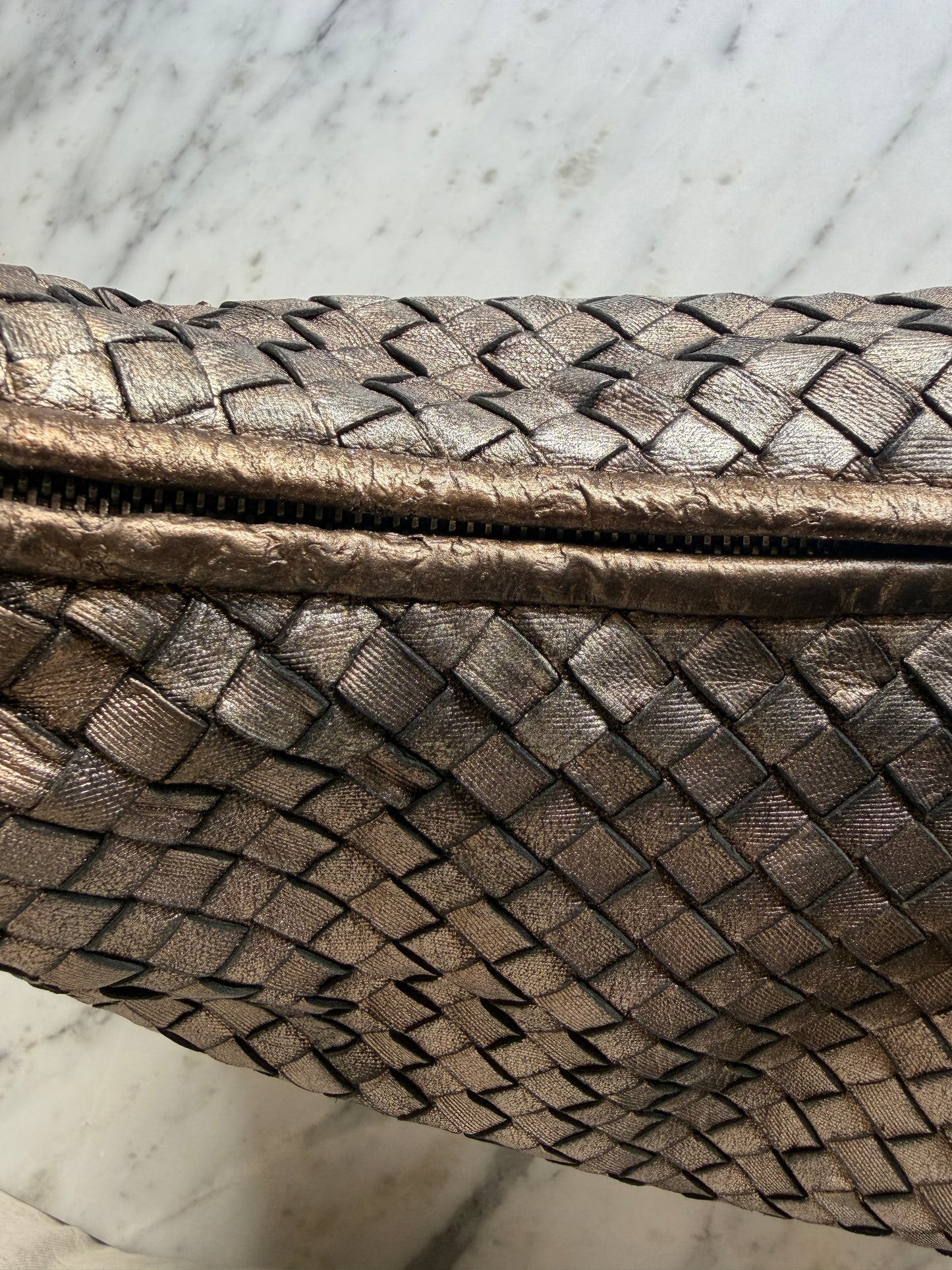 BOTTEGA VENETA Intrecciato Leather Handbag