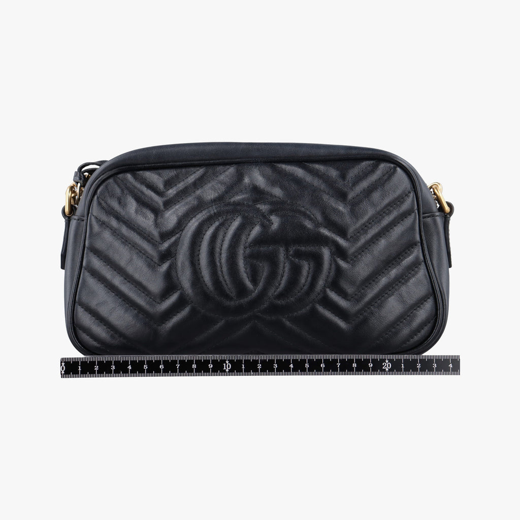 Gucci GG Marmont Leather Shoulder Bag - Black - PRE-ORDER