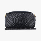 Gucci GG Marmont Leather Shoulder Bag - Black - PRE-ORDER