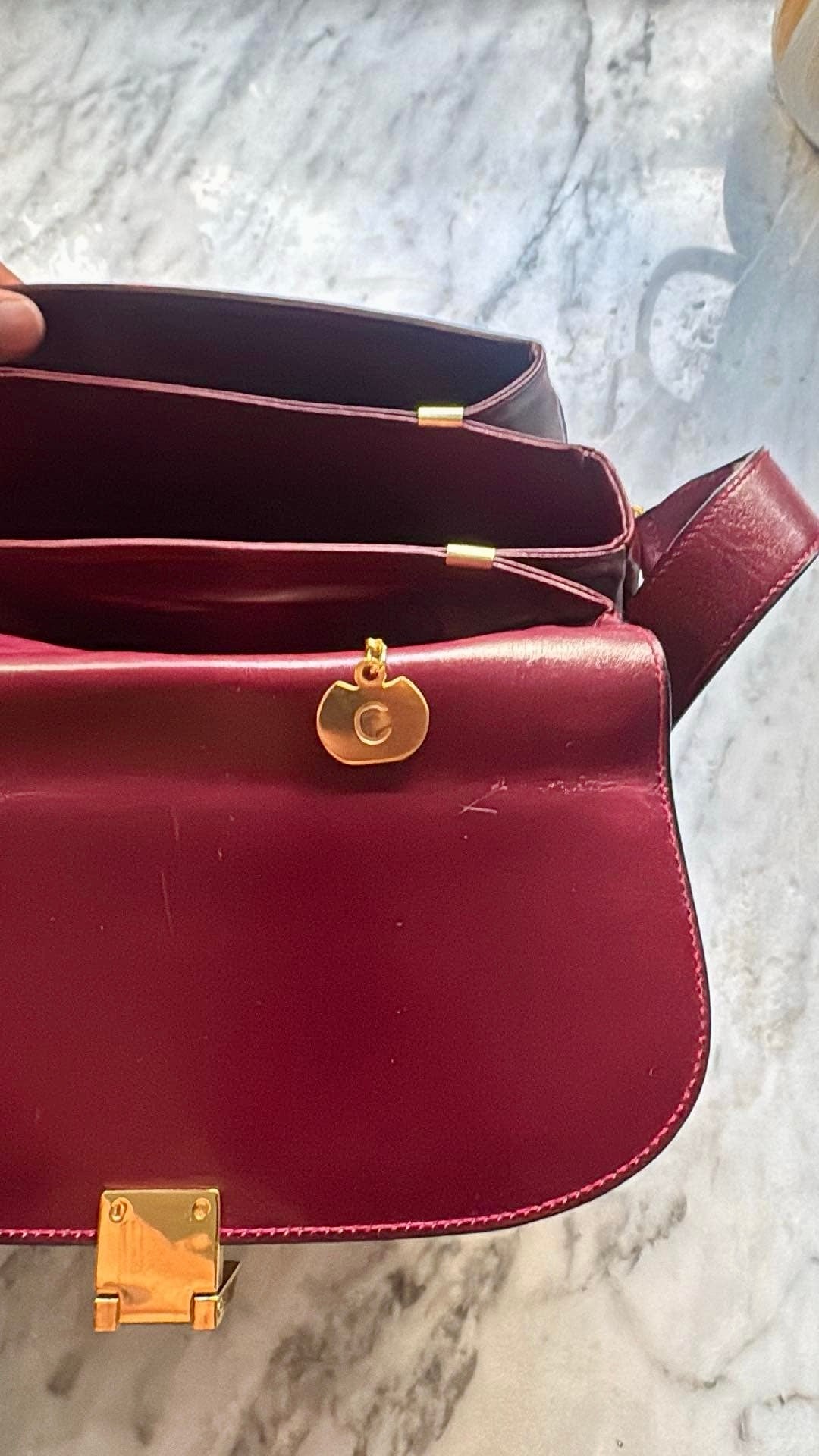 Rare Authentic Vintage Celine Box Bag