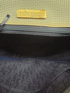 Vintage SAINT LAURENT Canvas Crossbody Bag