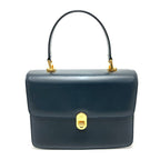Gucci Turn Lock Sideline Handbag - Navy