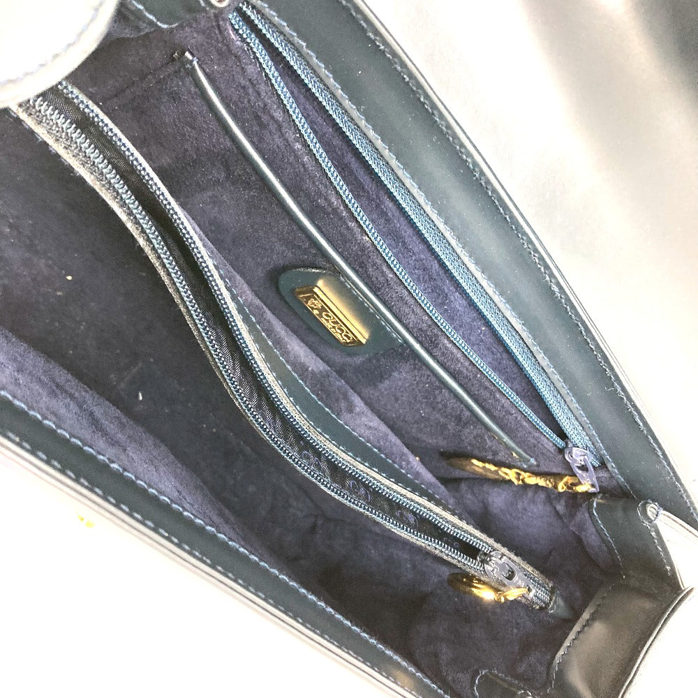 Gucci Turn Lock Sideline Handbag - Navy