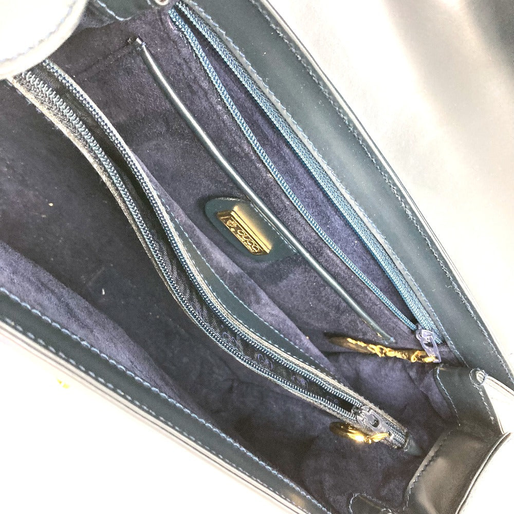 Gucci Turn Lock Sideline Handbag - Navy