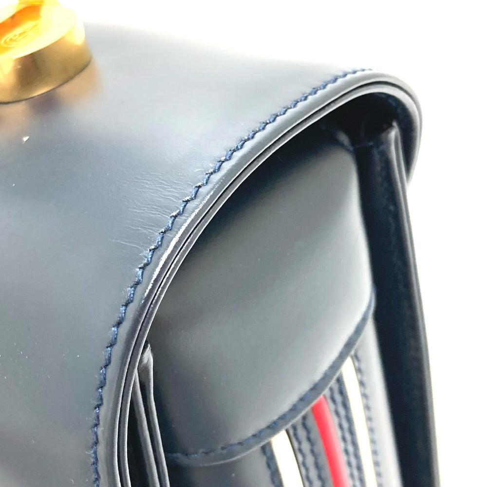 Gucci Turn Lock Sideline Handbag - Navy