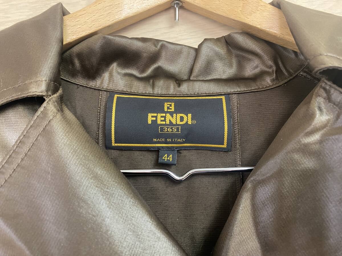 Authentic Iridescent Fendi Trench Coat