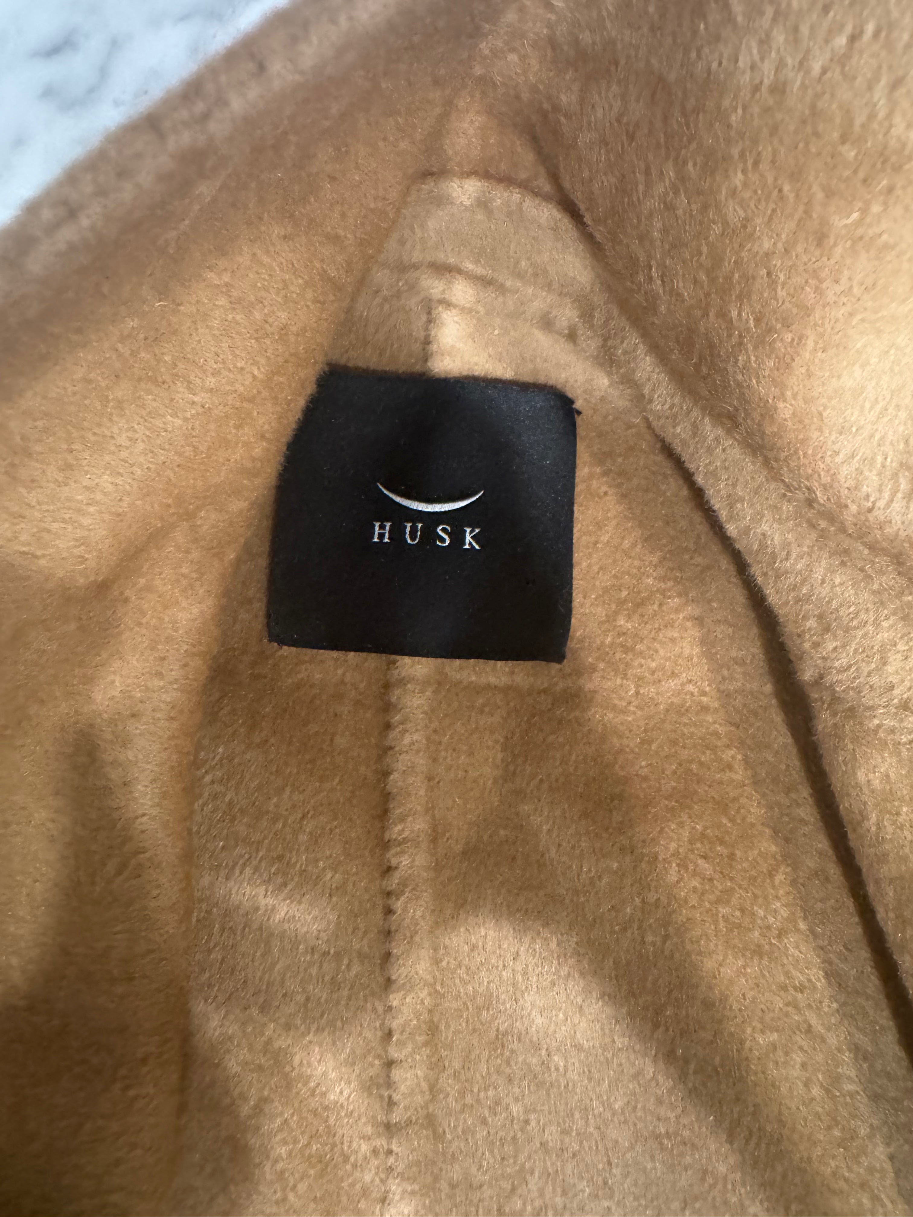 Husk Tuva Cashmere Coat - Camel