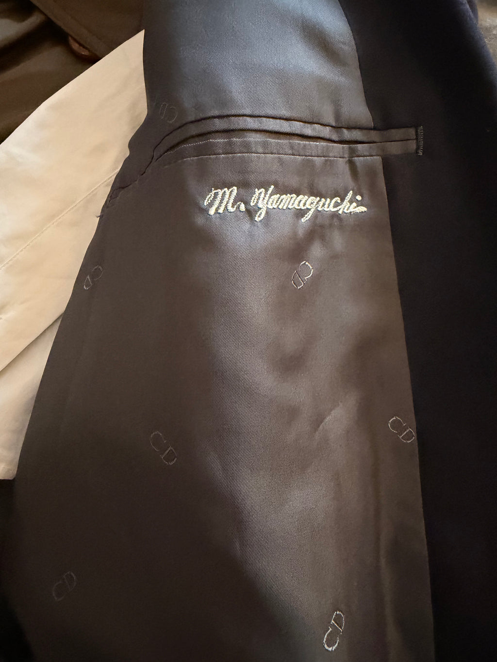 Christian Dior Double Breasted Navy Blazer