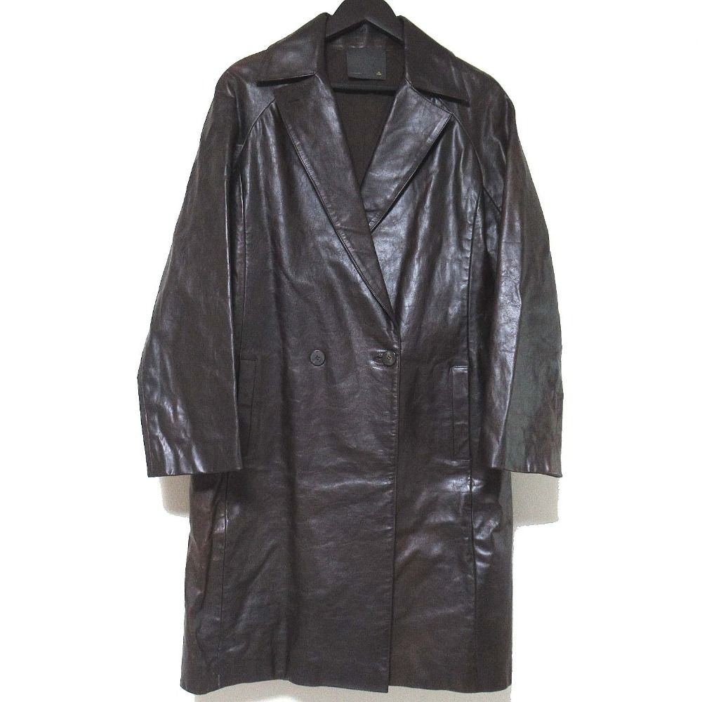 Fendi Leather Coat - Chocolate Brown