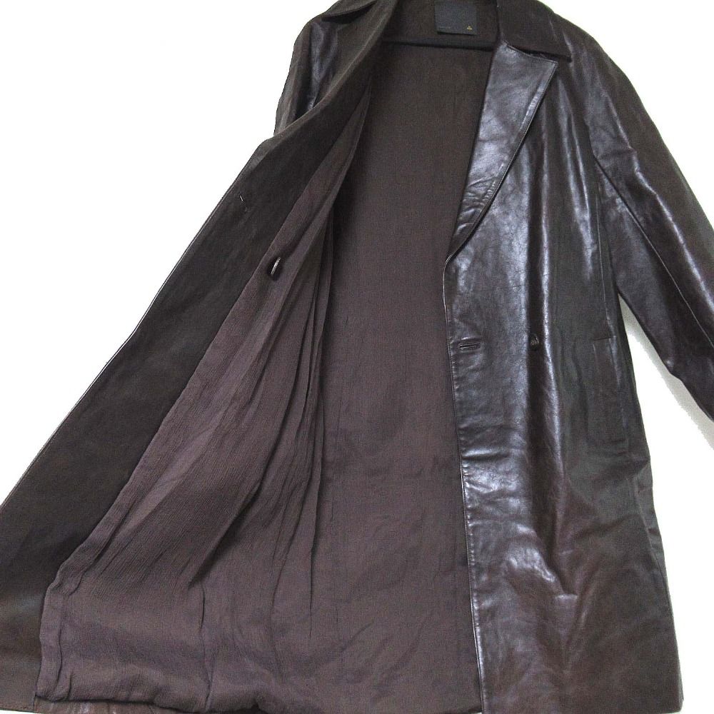Fendi Leather Coat - Chocolate Brown