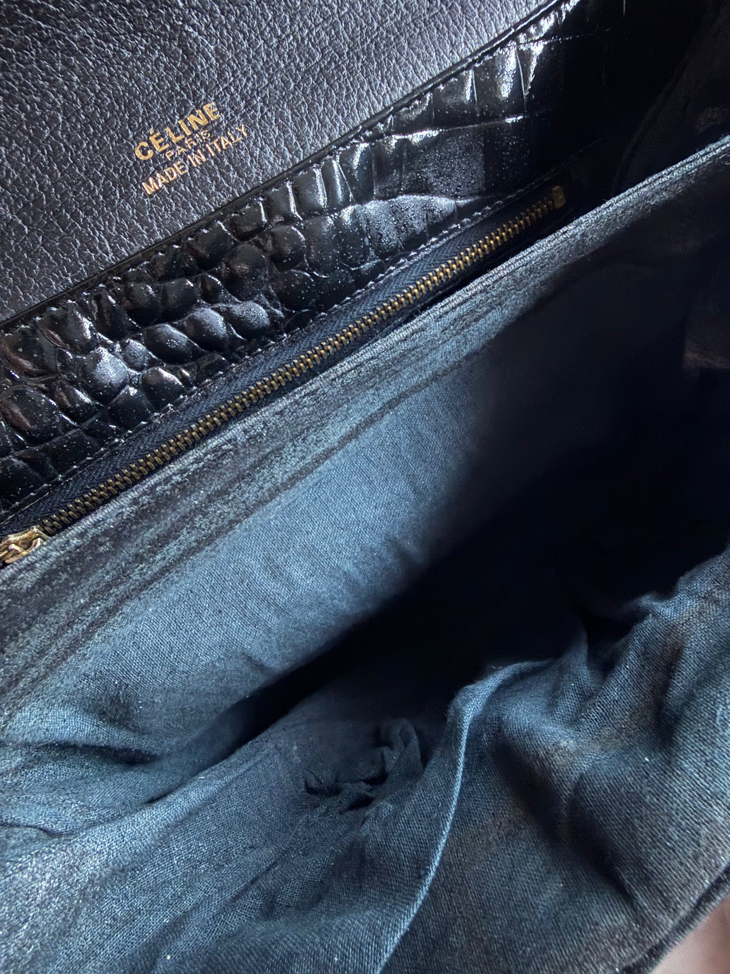 Rare Authentic Vintage Horse Carriage Celine Bag