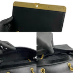 CHANEL V Stitch Shoulder Bag - Black