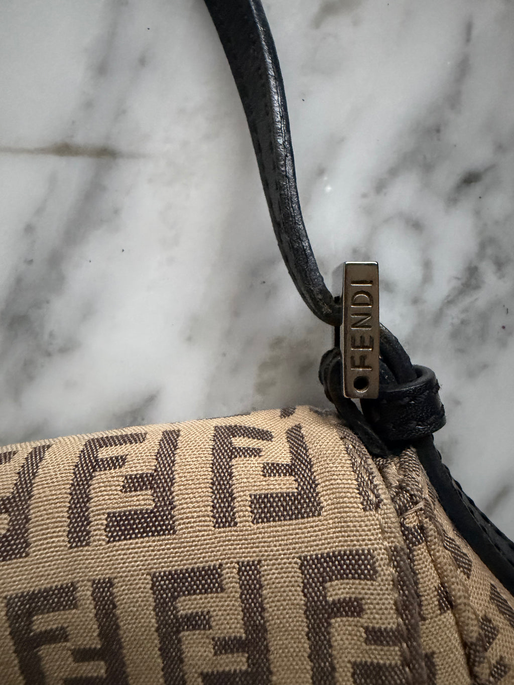 Vintage Fendi Zucchino Mamma Baguette
