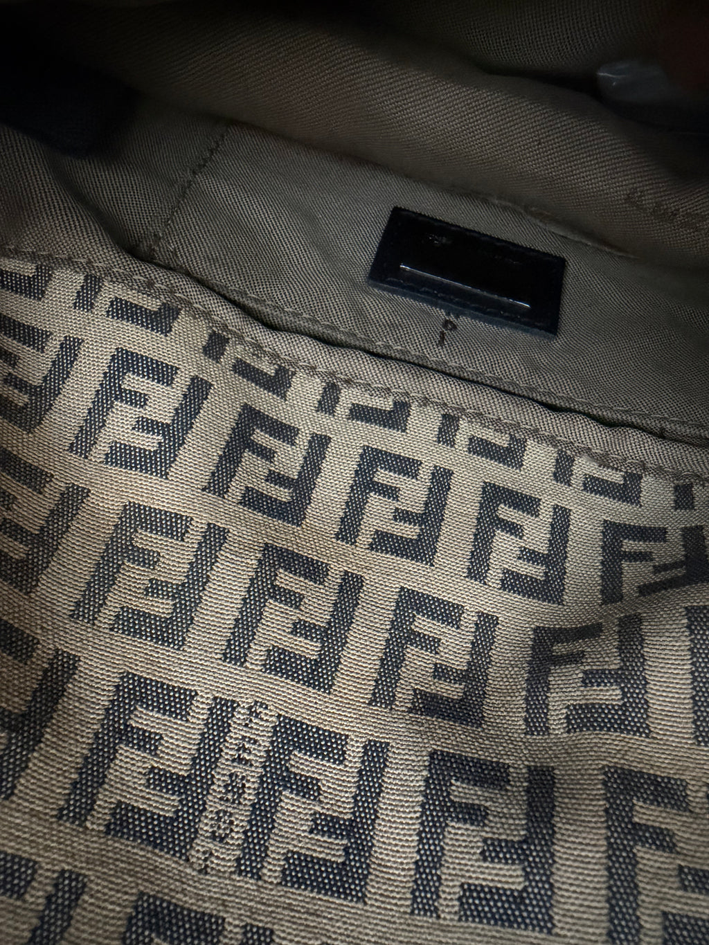 Vintage Fendi Zucchino Mamma Baguette