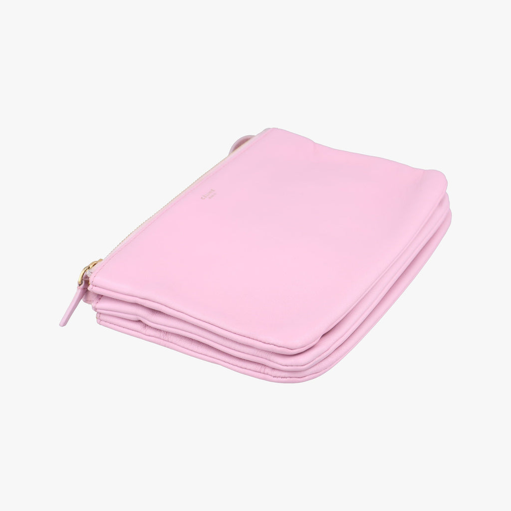 Celine Trio Leather Crossbody - Pink - PRE-ORDER
