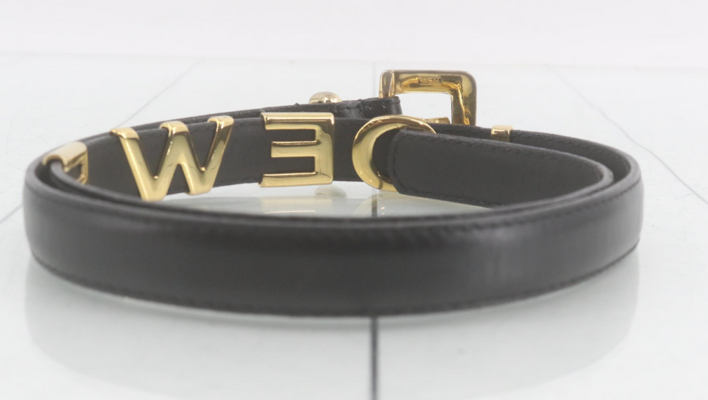 Rare Vintage Loewe Belt - Black