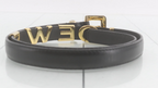 Rare Vintage Loewe Belt - Black