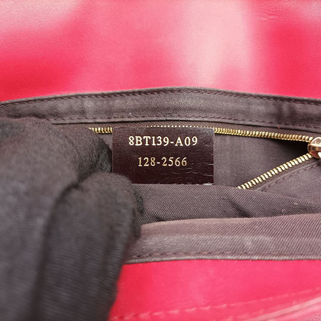 Fendi Baguette Chain Leather Bag - Red - PRE-ORDER