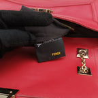 Fendi Baguette Chain Leather Bag - Red - PRE-ORDER