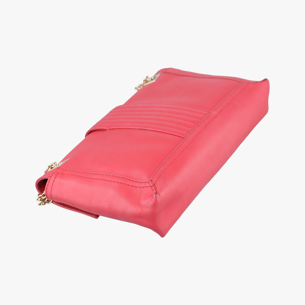 Fendi Baguette Chain Leather Bag - Red - PRE-ORDER