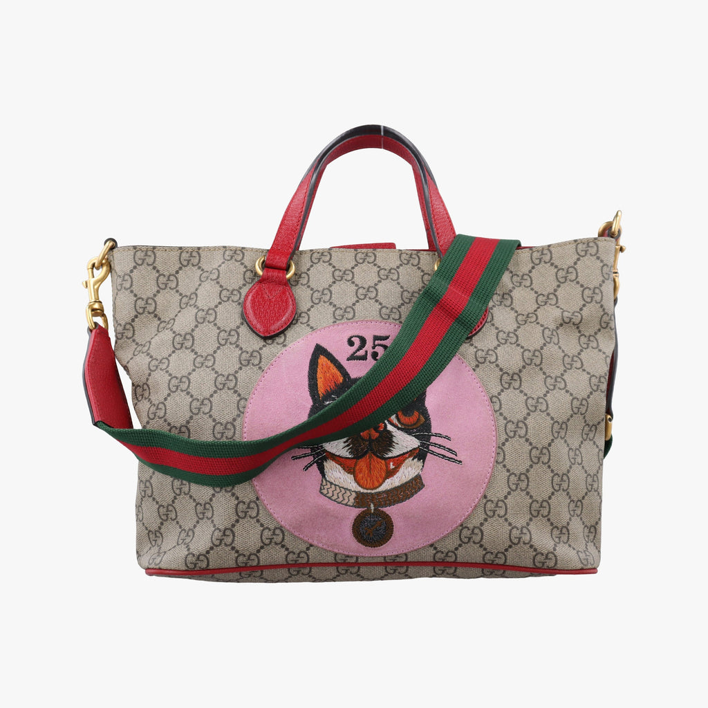 Gucci GG Supreme Bosco Patch Shoulder Bag