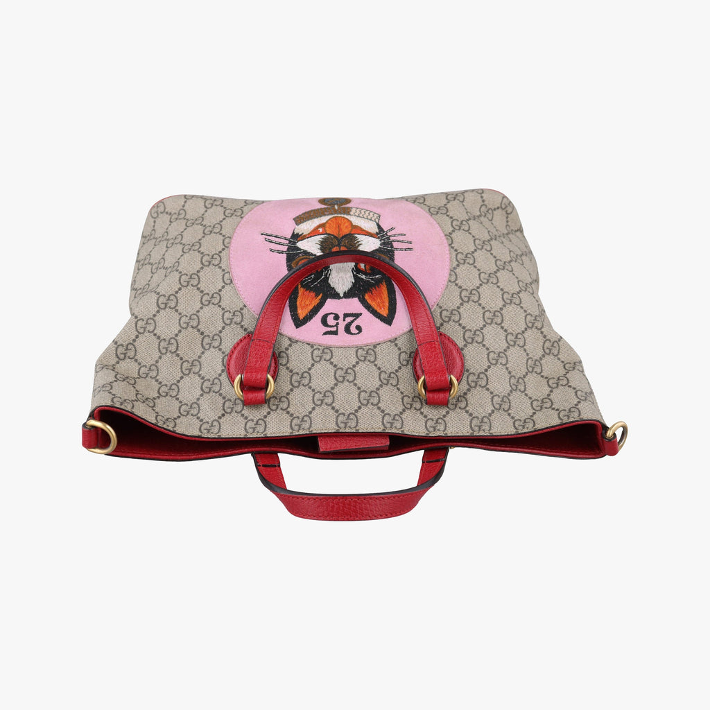 Gucci GG Supreme Bosco Patch Shoulder Bag - Beige - PRE-ORDER