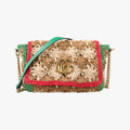 Gucci GG Marmont Raffia Shoulder Bag - Multicolour - PRE-ORDER