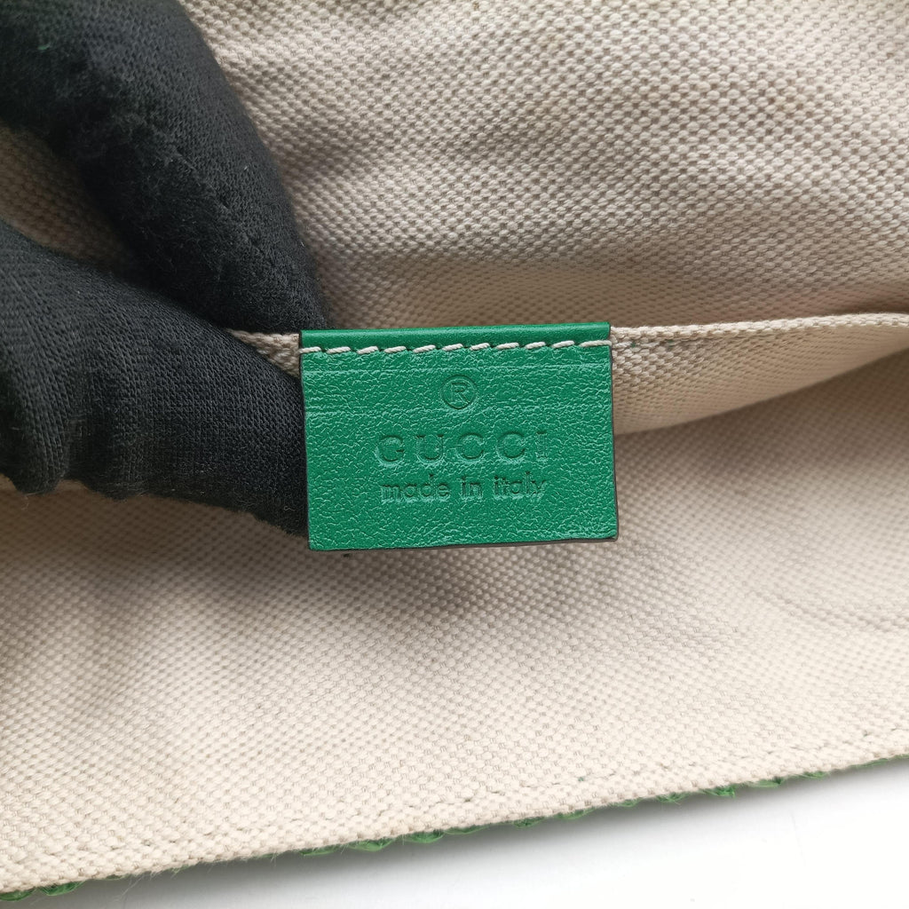 Gucci GG Marmont Raffia Shoulder Bag - Multicolour - PRE-ORDER