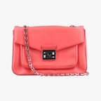 Fendi Be Baguette Leather Bag - Red