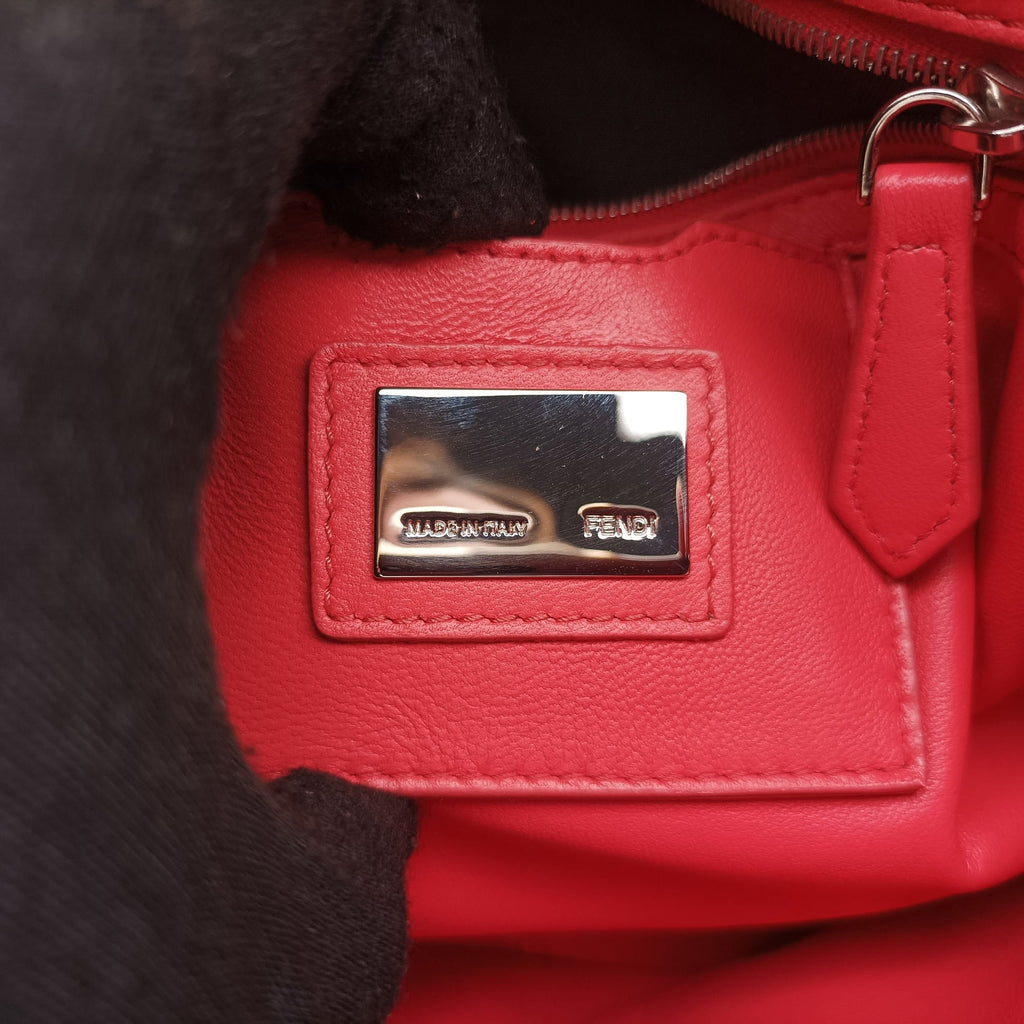 Fendi Be Baguette Leather Bag - Red - PRE-ORDER