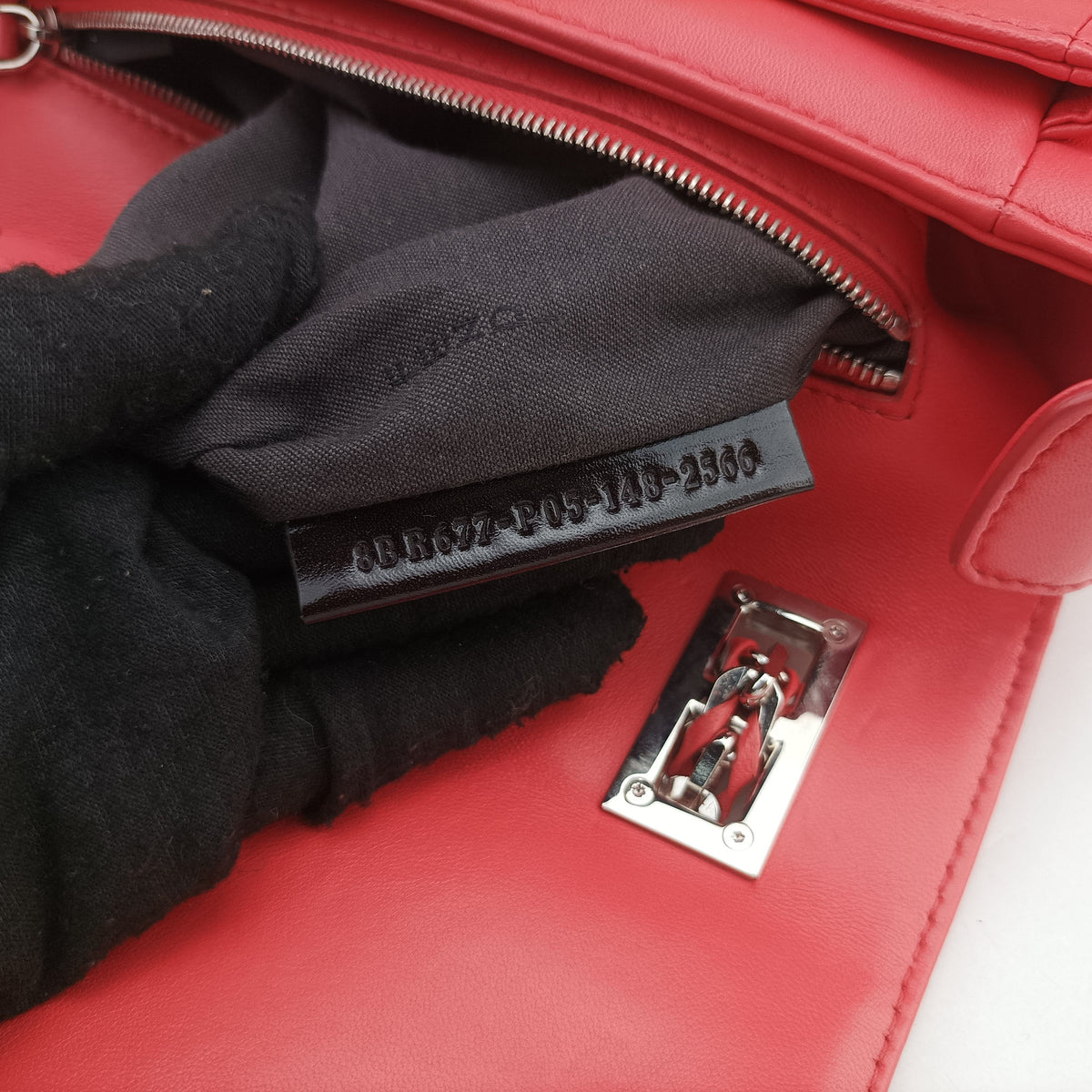 Fendi Be Baguette Leather Bag - Red - PRE-ORDER