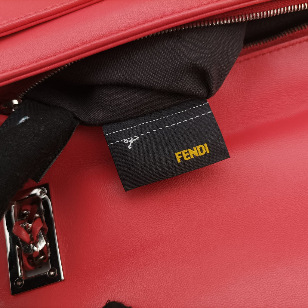 Fendi Be Baguette Leather Bag - Red - PRE-ORDER