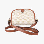 Celine Folco Triomphe Canvas Crossbody - White/Tan - PRE-ORDER